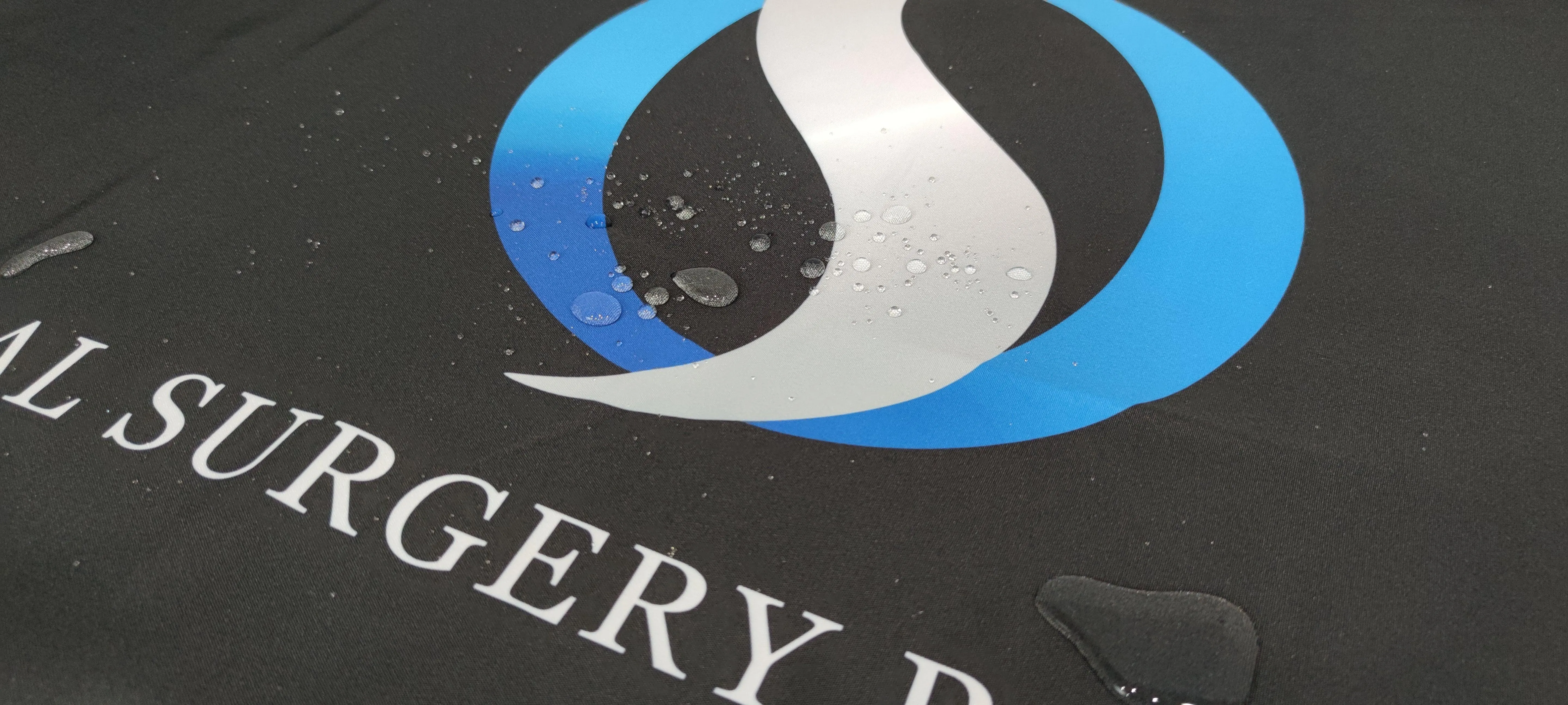 4' Custom Printed Liquid Repellent Table Throw - All Over Print