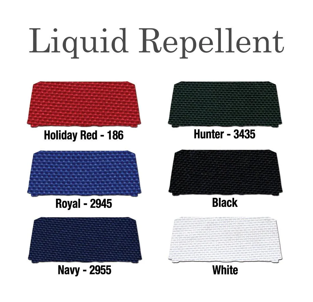 4' Custom Printed Liquid Repellent Table Throw - All Over Print