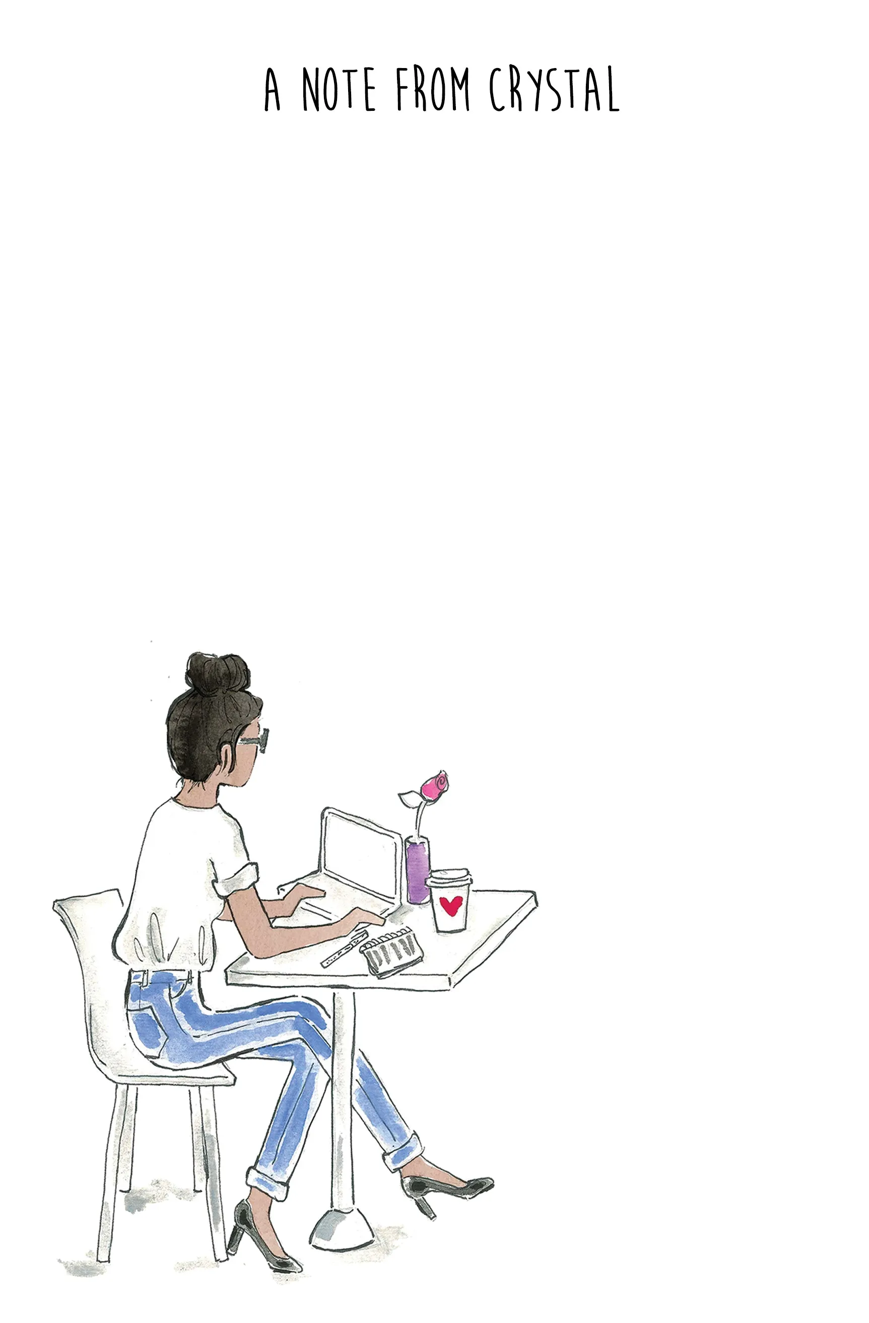 Coffee Shop Girl Personalized Notepad
