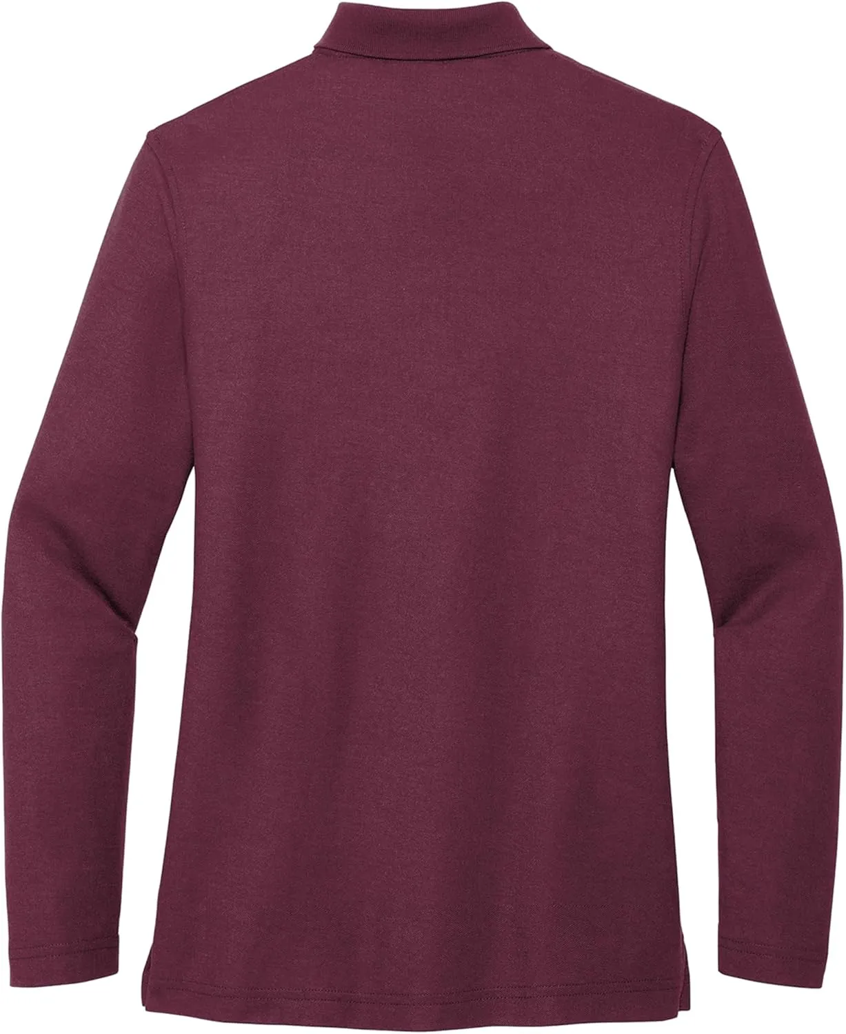 Custom Embroidered Long Sleeve Polo Shirt for Women Personalized Embroidery Text Name