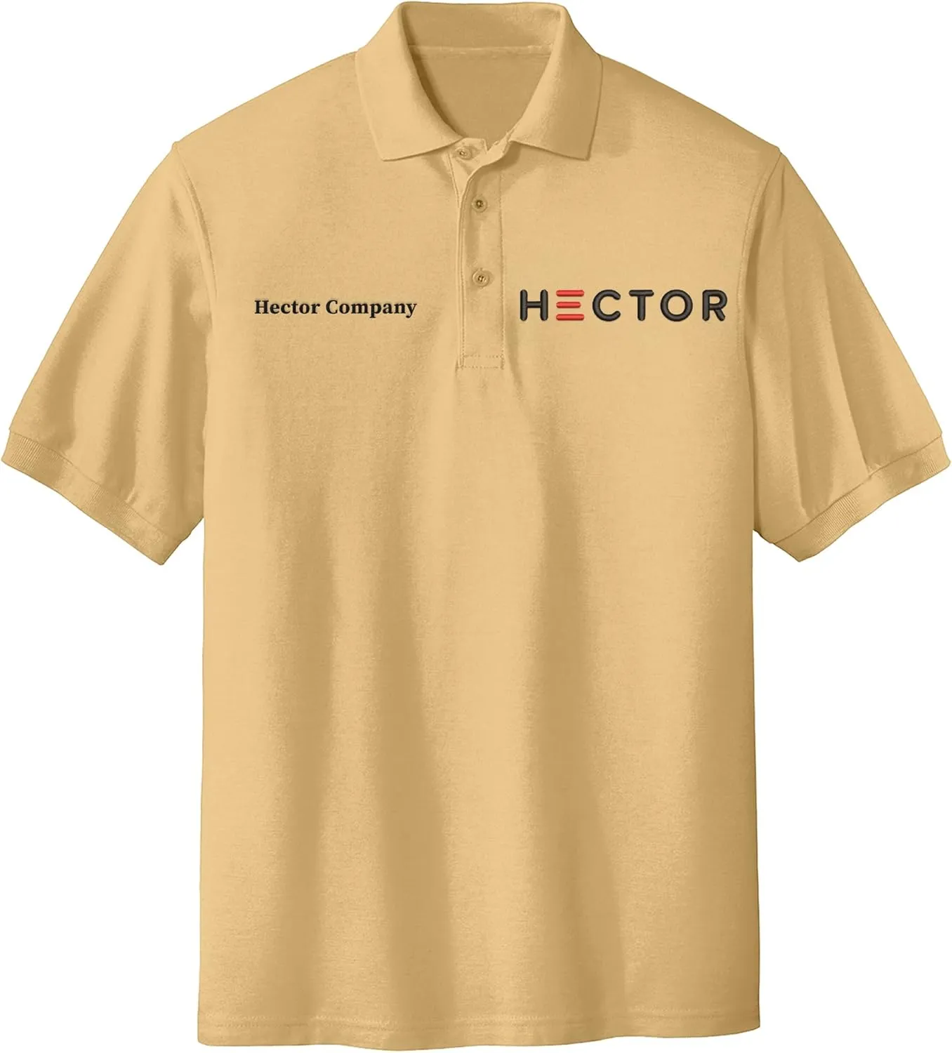 Custom Embroidered Polo Shirts for Men Personalized Embroidery Text Logo Name Company