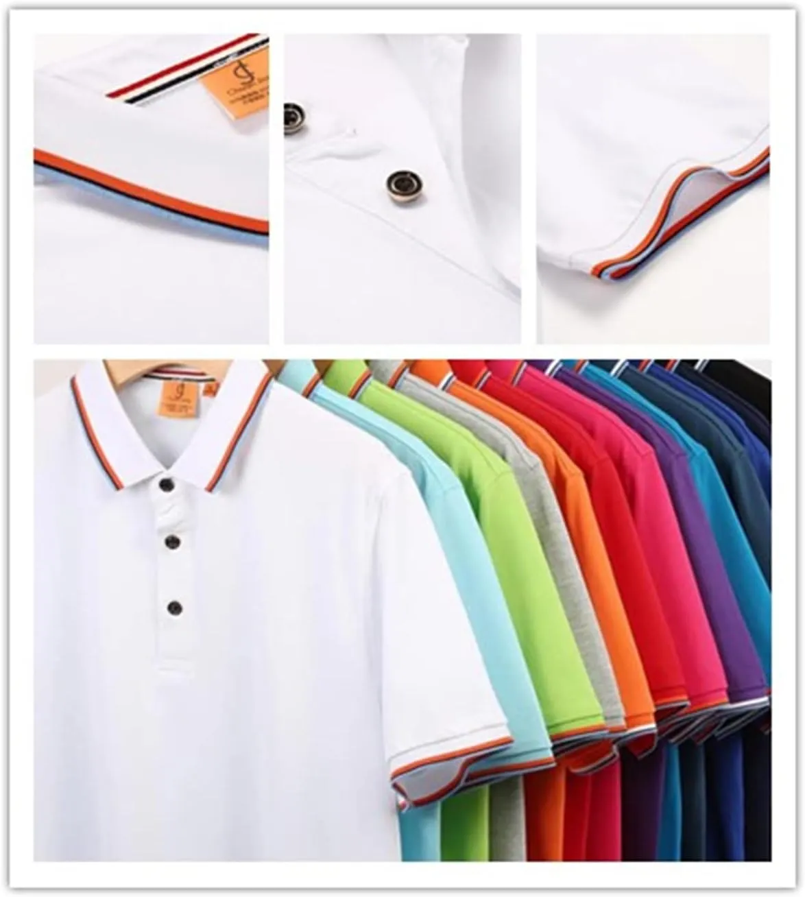 Custom Shirts for Men/Women Personalized Polo Shirt Embroidered Print Design Your Own Text Logo Name T-Shirts