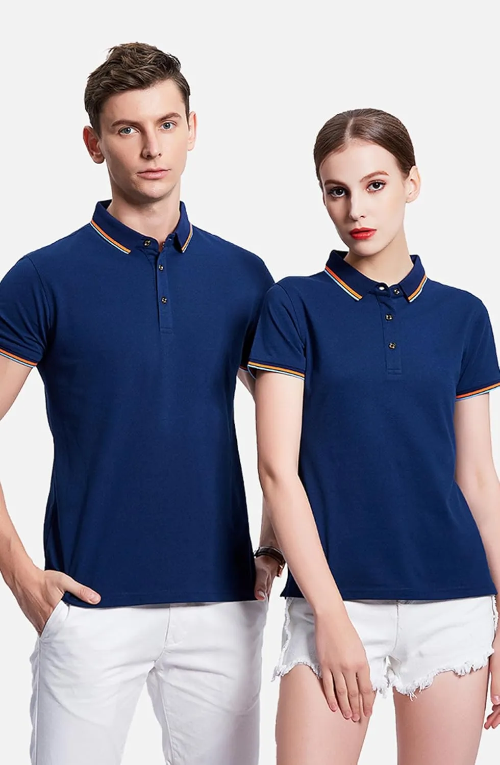 Custom Shirts for Men/Women Personalized Polo Shirt Embroidered Print Design Your Own Text Logo Name T-Shirts