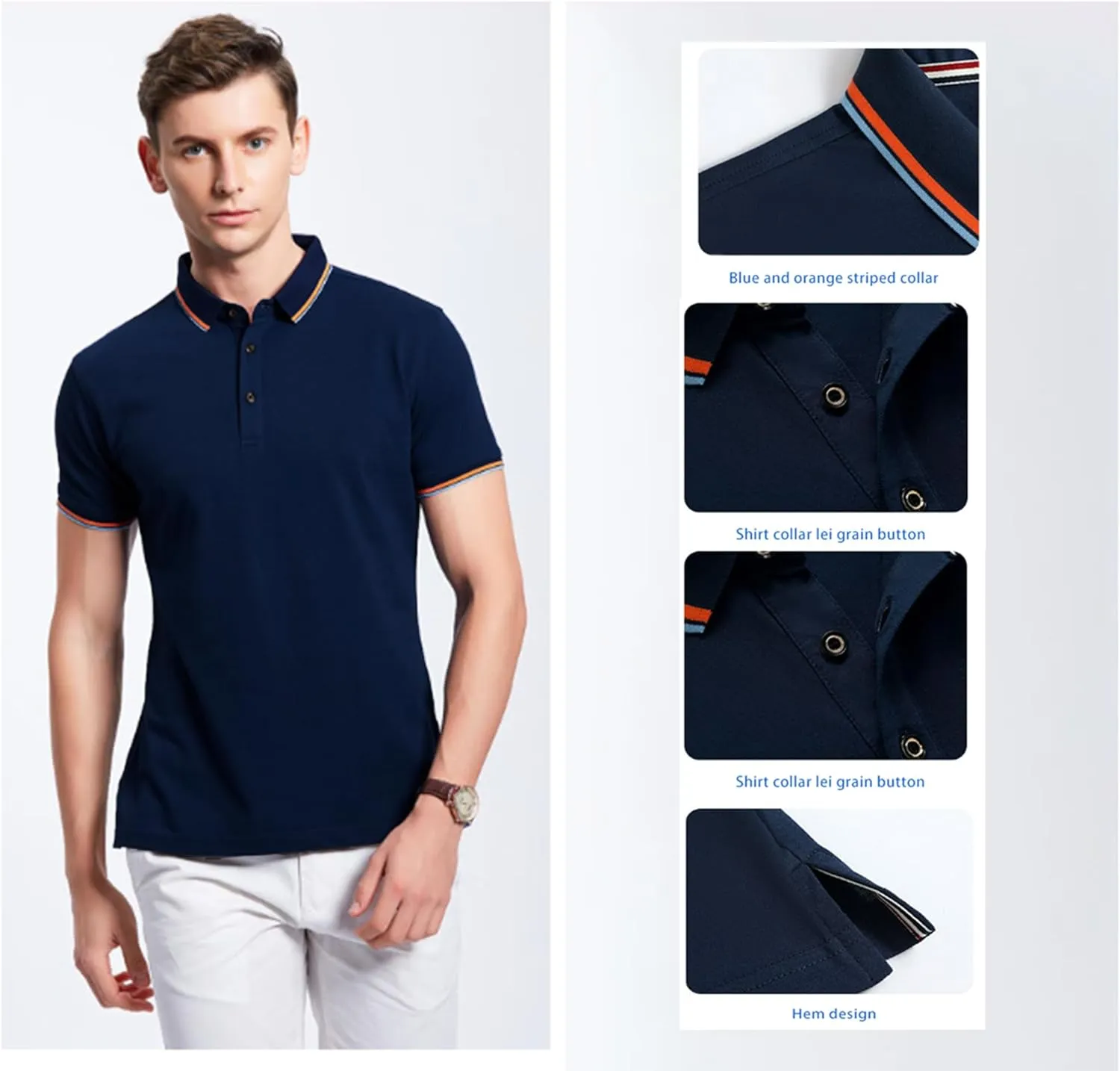 Custom Shirts for Men/Women Personalized Polo Shirt Embroidered Print Design Your Own Text Logo Name T-Shirts