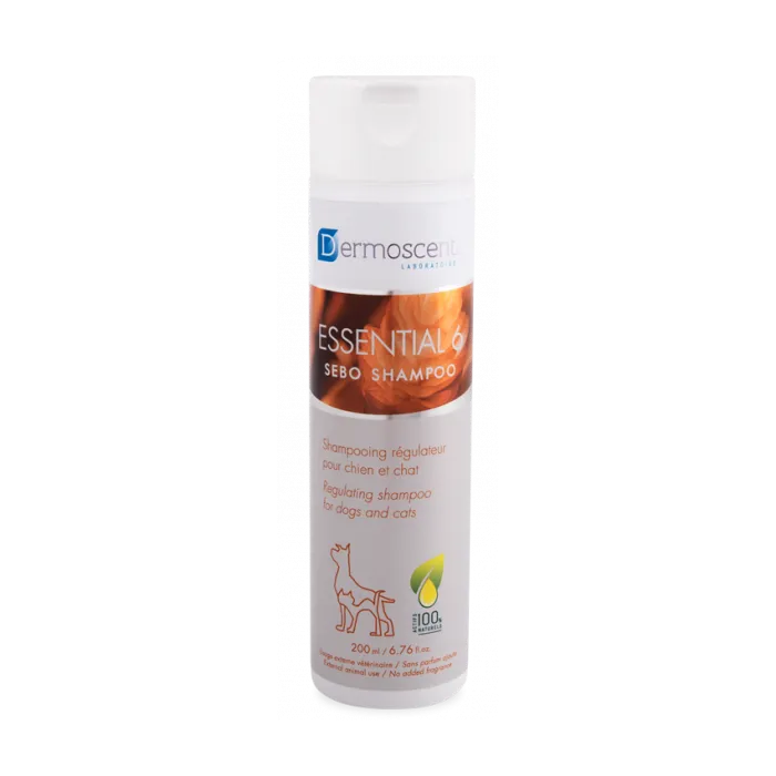 Dermoscent Essential 6 Sebo Shampoo for Dogs & Cats 200ml