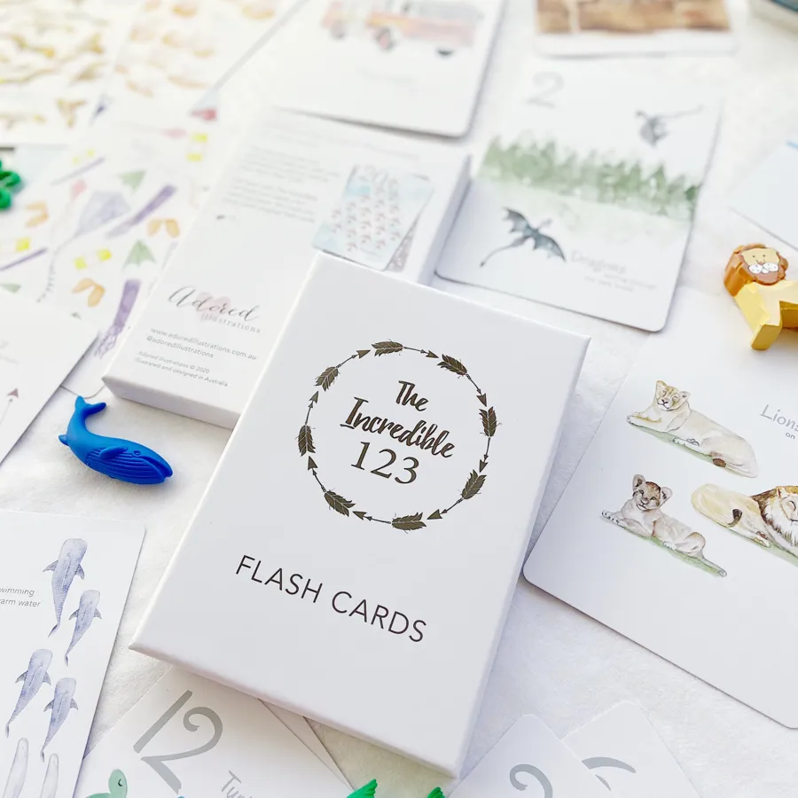 Flash Cards - The Incredible 123