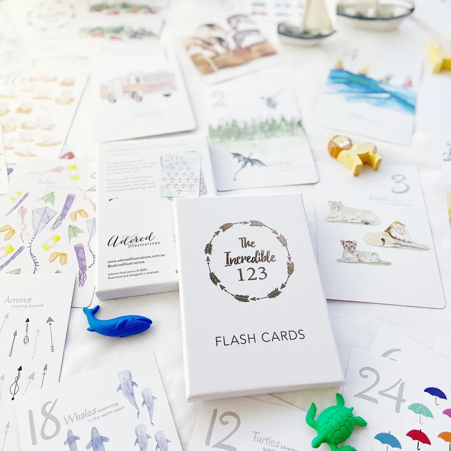 Flash Cards - The Incredible 123