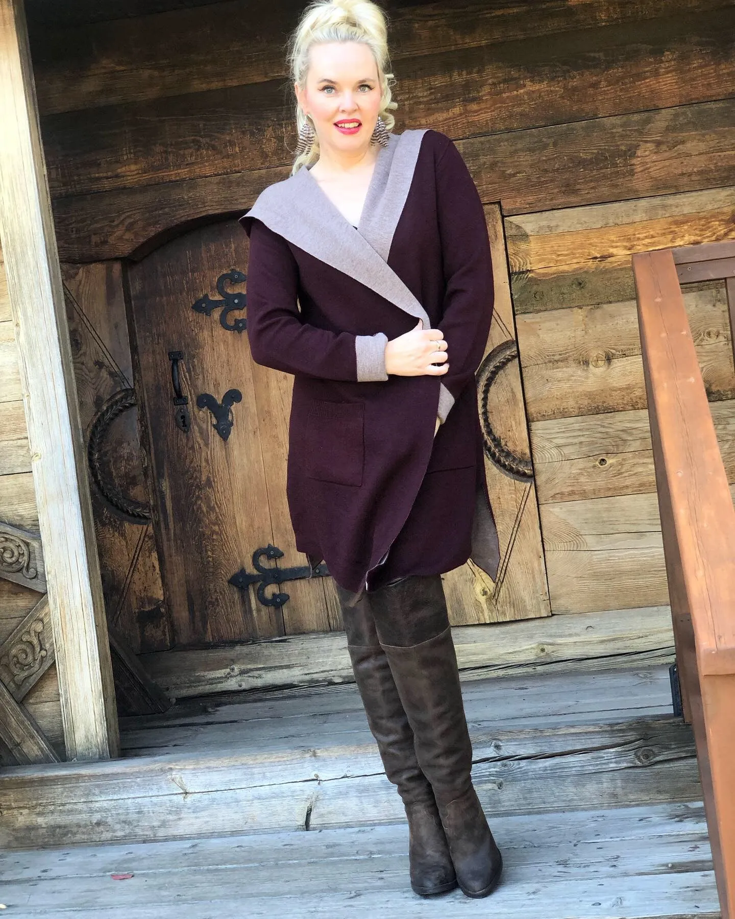 Hooded Cardigan