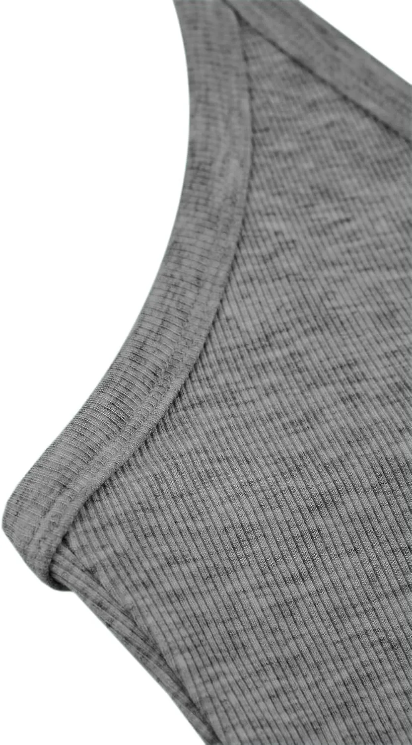 iGENJUN Workout Tops for Women Racerback Basic Tank Summer 2024 Camisole V Neck Slim Fit Ribbed Sleeveless