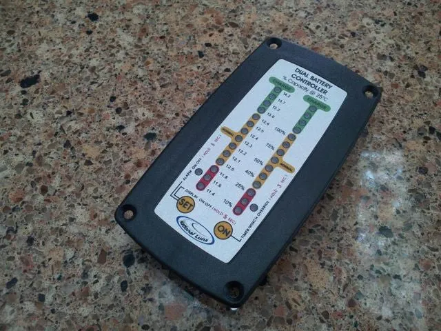 National Luna Dual Battery Controller Recessed Mount