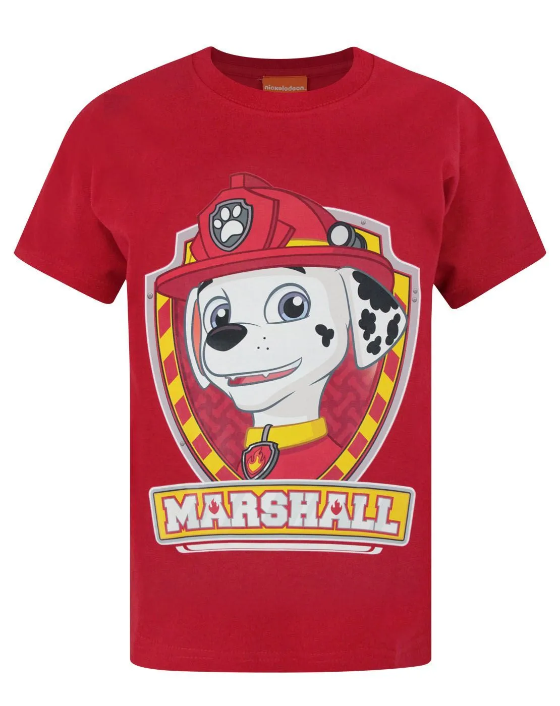 Paw Patrol Marshall Boys Red Short Sleeved T-Shirt