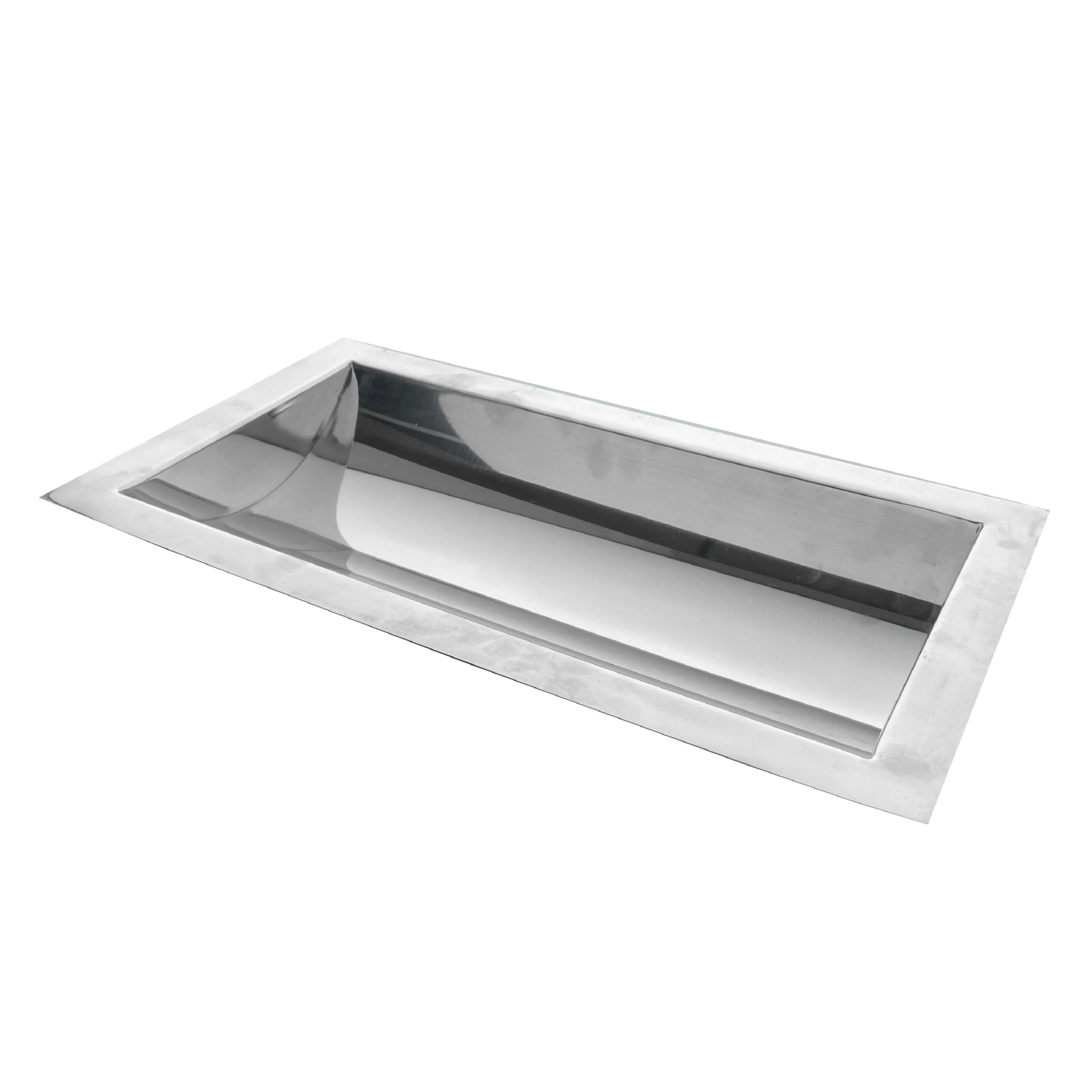 STOCK Stainless Steel Deal Tray 16" x 9"