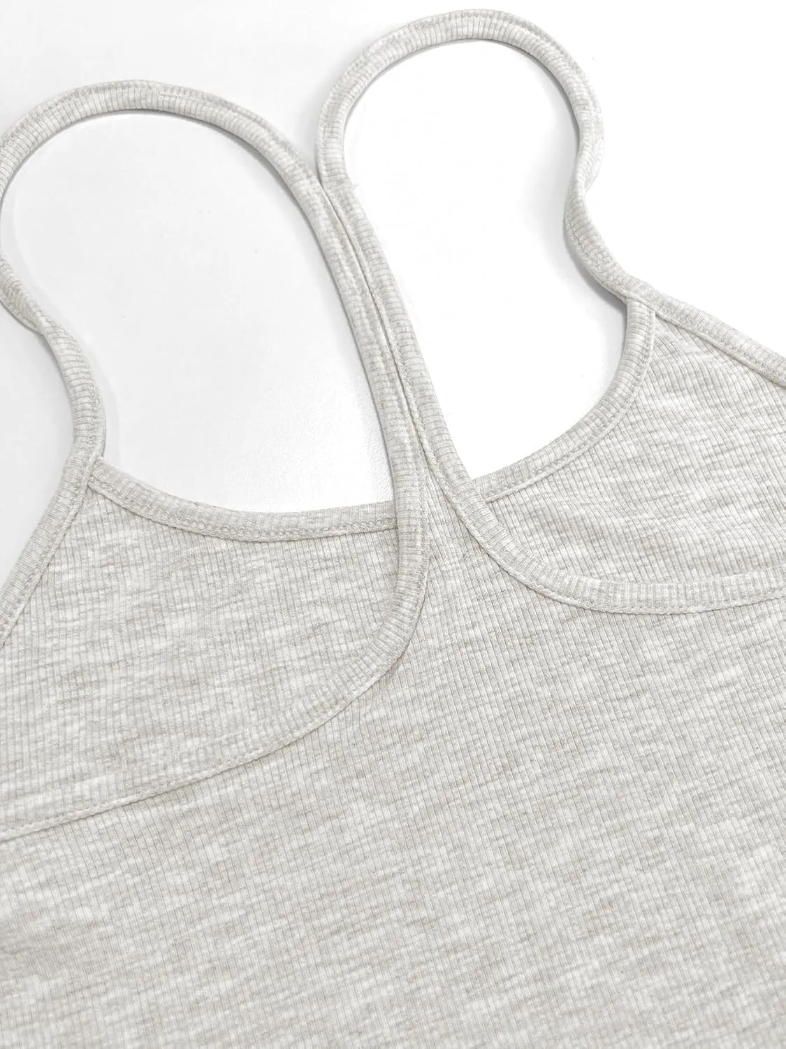 Women Workout Tops Racerback Tank Tops Basic Cute Summer 2025 Camisole Crew Neck Going Out Slim Fit Shirts